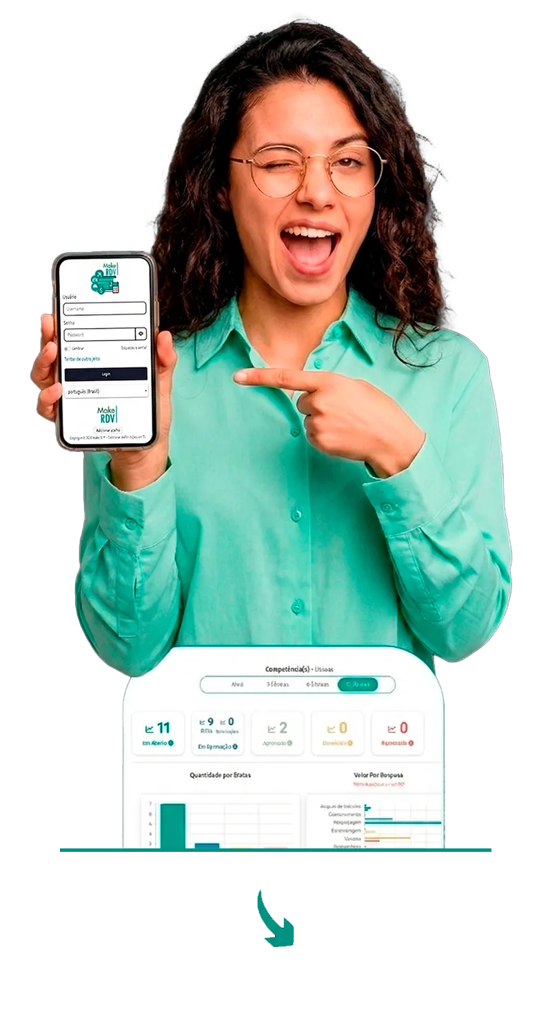 Aplicativo Make RDV para gestão de despesas corporativas