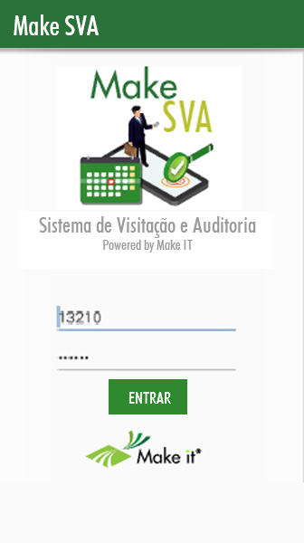 Make SVA - Aplicativo sistema de Visitação e Auditoria